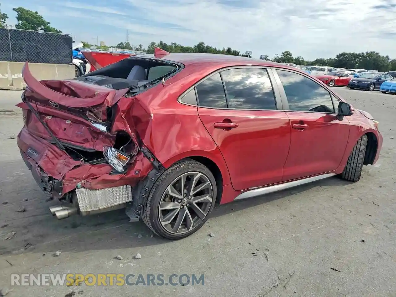 3 Photograph of a damaged car 5YFS4MCE8NP132738 TOYOTA COROLLA 2022