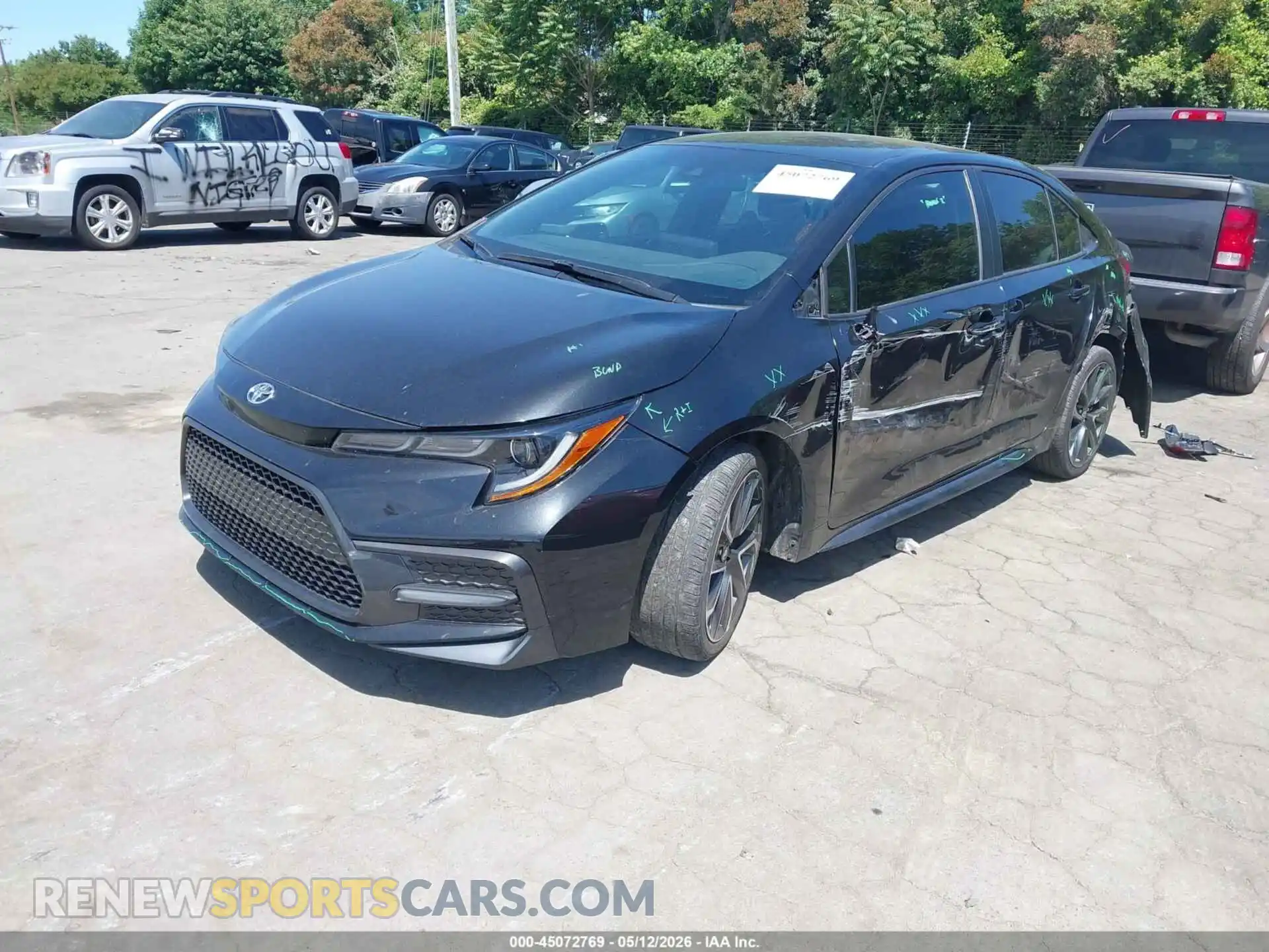2 Photograph of a damaged car 5YFS4MCE8NP134246 TOYOTA COROLLA 2022
