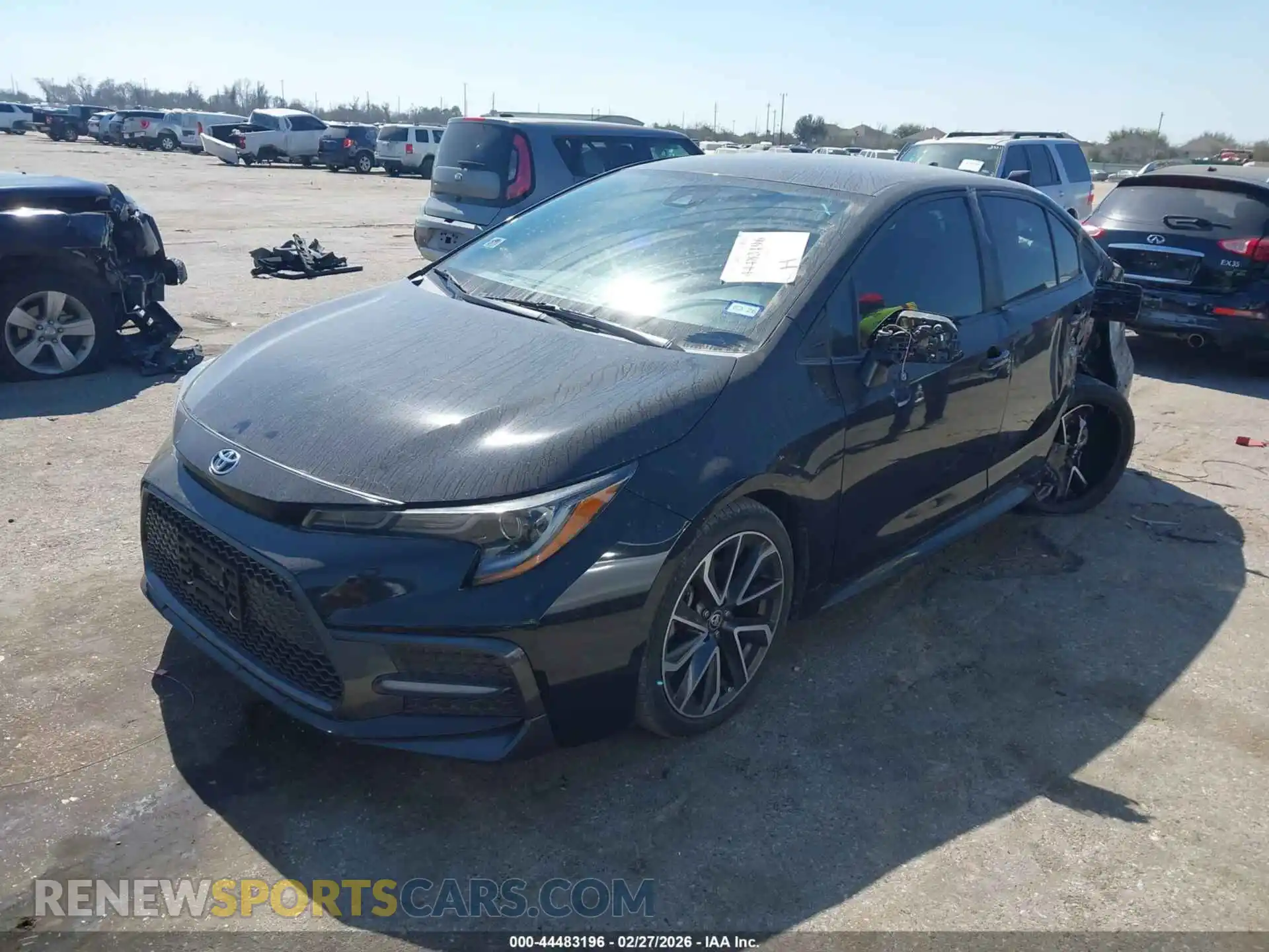 2 Photograph of a damaged car 5YFS4MCE8NP134554 TOYOTA COROLLA 2022