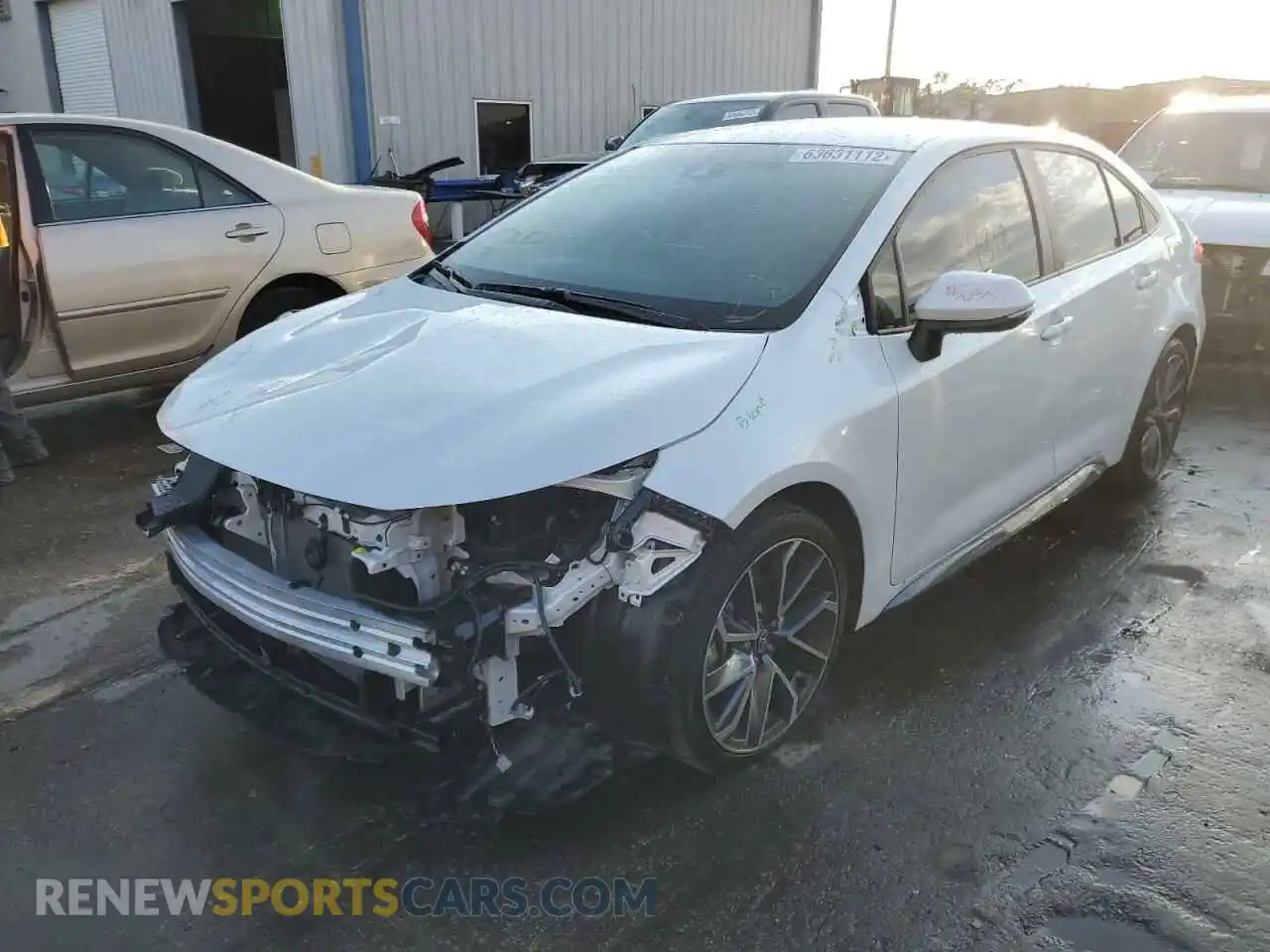2 Photograph of a damaged car 5YFS4MCE9NP110666 TOYOTA COROLLA 2022