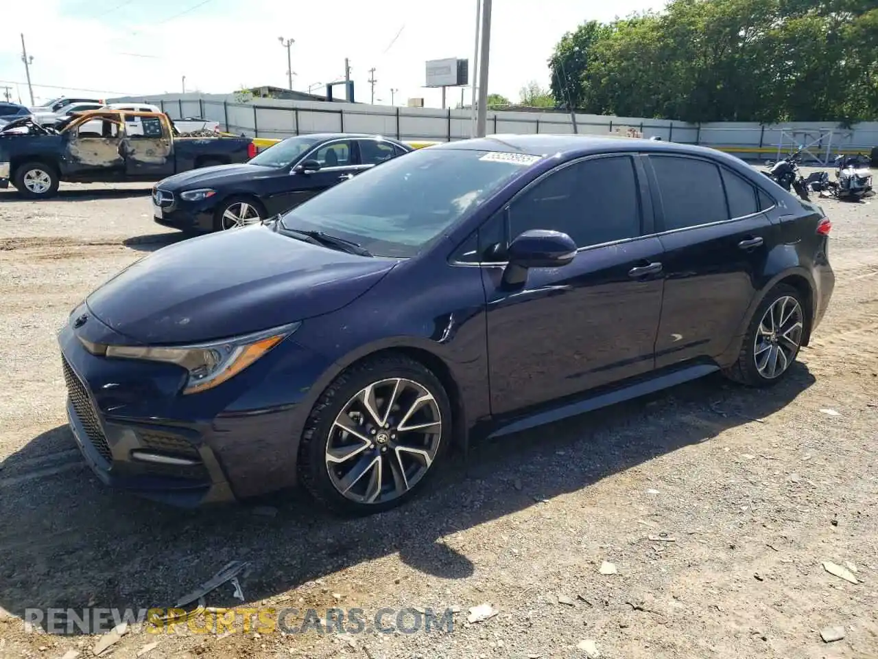 1 Photograph of a damaged car 5YFS4MCE9NP111560 TOYOTA COROLLA 2022
