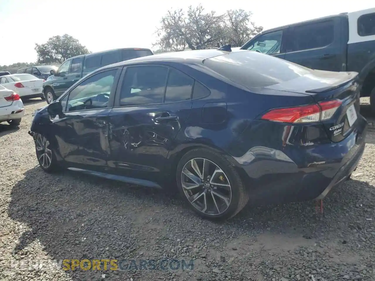 2 Photograph of a damaged car 5YFS4MCE9NP113678 TOYOTA COROLLA 2022