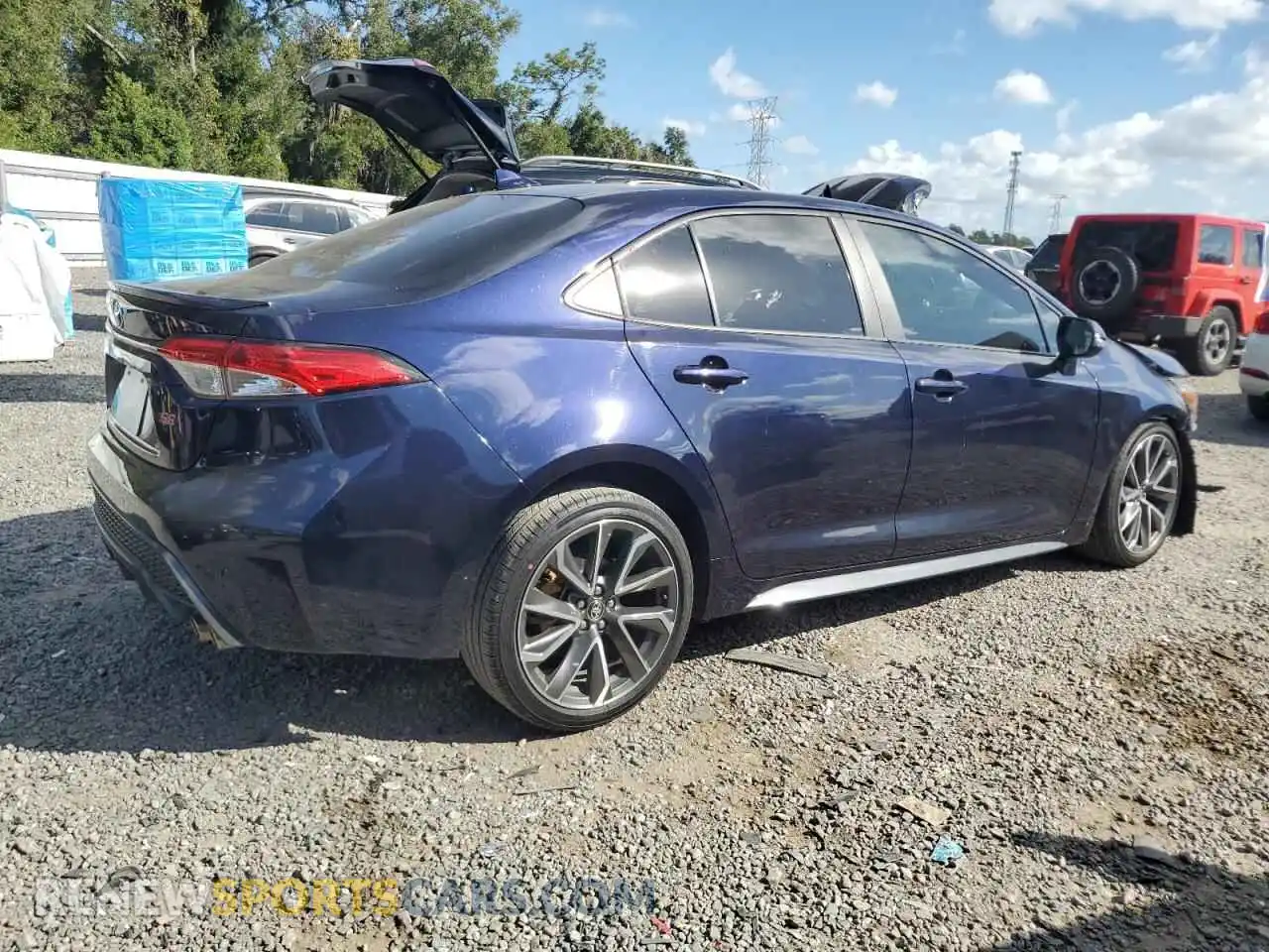 3 Photograph of a damaged car 5YFS4MCE9NP113678 TOYOTA COROLLA 2022