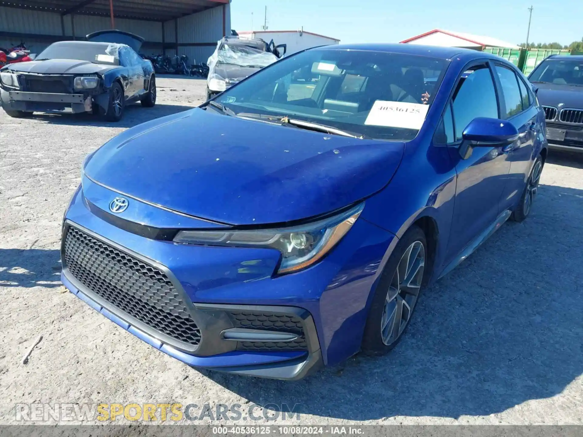 2 Photograph of a damaged car 5YFS4MCE9NP115432 TOYOTA COROLLA 2022