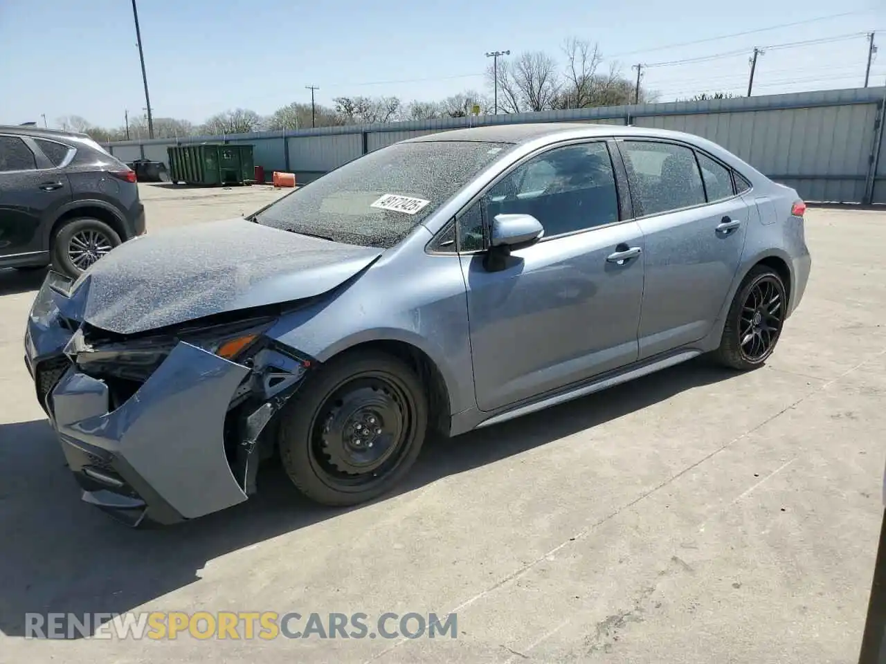 1 Photograph of a damaged car 5YFS4MCE9NP116418 TOYOTA COROLLA 2022