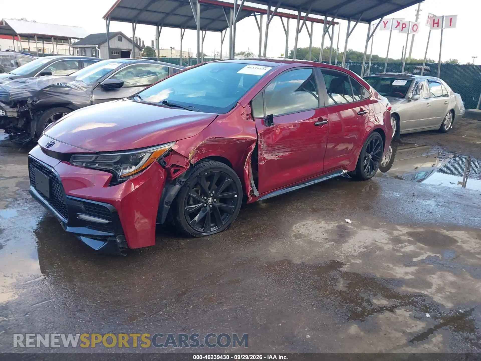 2 Photograph of a damaged car 5YFS4MCE9NP118881 TOYOTA COROLLA 2022