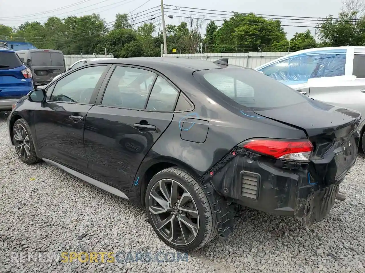 2 Photograph of a damaged car 5YFS4MCE9NP120713 TOYOTA COROLLA 2022