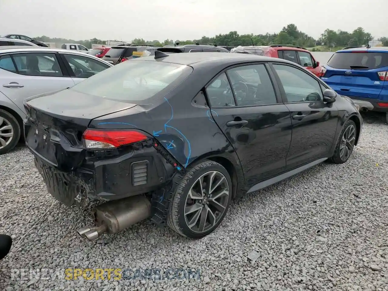 3 Photograph of a damaged car 5YFS4MCE9NP120713 TOYOTA COROLLA 2022