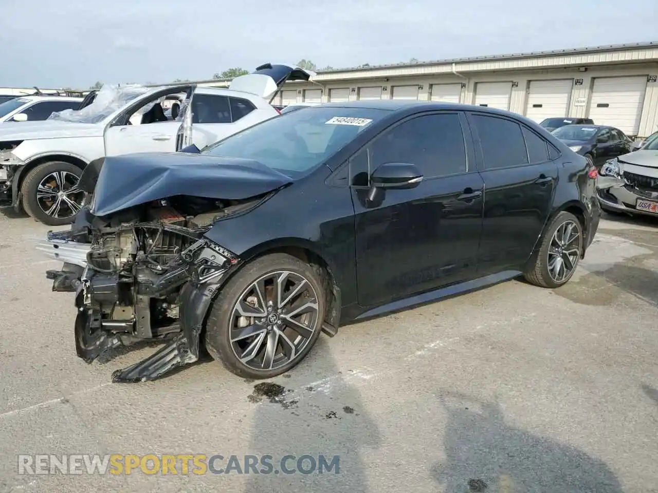 1 Photograph of a damaged car 5YFS4MCE9NP122347 TOYOTA COROLLA 2022