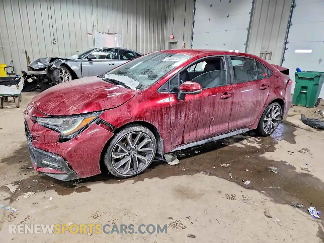 1 Photograph of a damaged car 5YFS4MCE9NP126558 TOYOTA COROLLA 2022