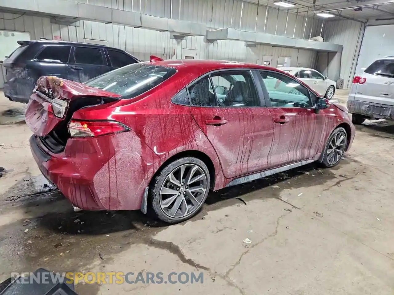 3 Photograph of a damaged car 5YFS4MCE9NP126558 TOYOTA COROLLA 2022