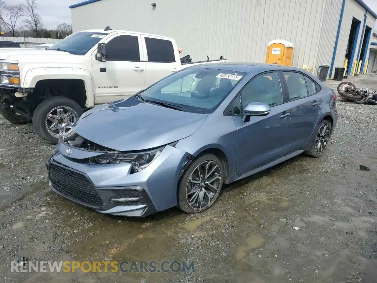 1 Photograph of a damaged car 5YFS4MCE9NP130786 TOYOTA COROLLA 2022