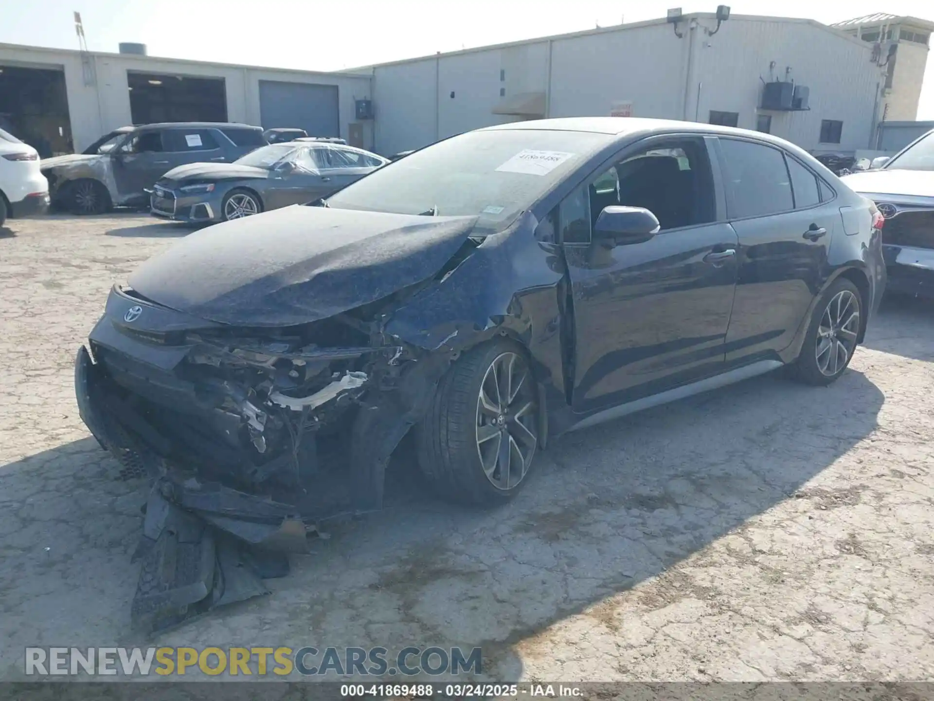 2 Photograph of a damaged car 5YFS4MCE9NP131646 TOYOTA COROLLA 2022