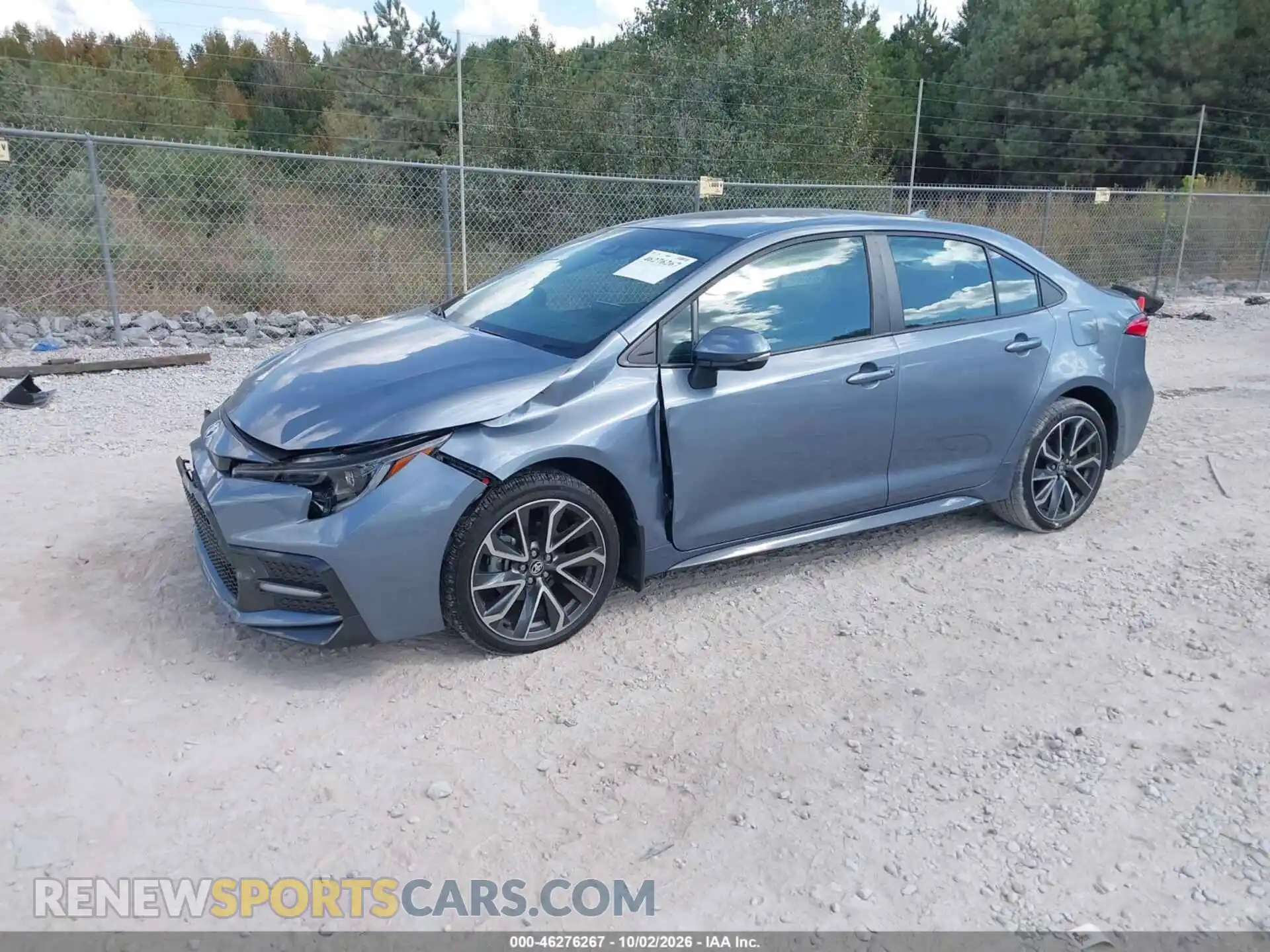 2 Photograph of a damaged car 5YFS4MCE9NP137155 TOYOTA COROLLA 2022