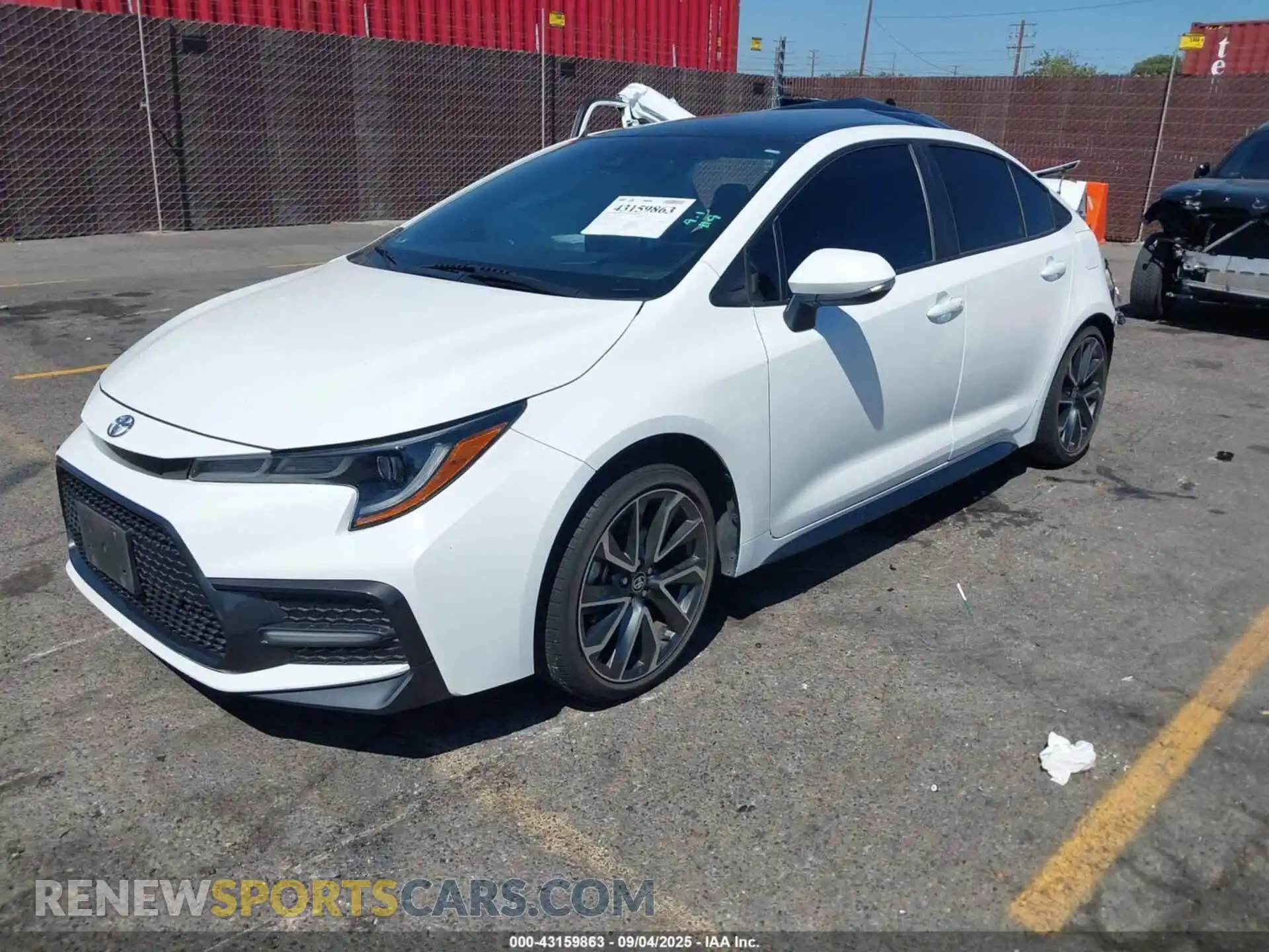 2 Photograph of a damaged car 5YFS4MCE9NP137253 TOYOTA COROLLA 2022