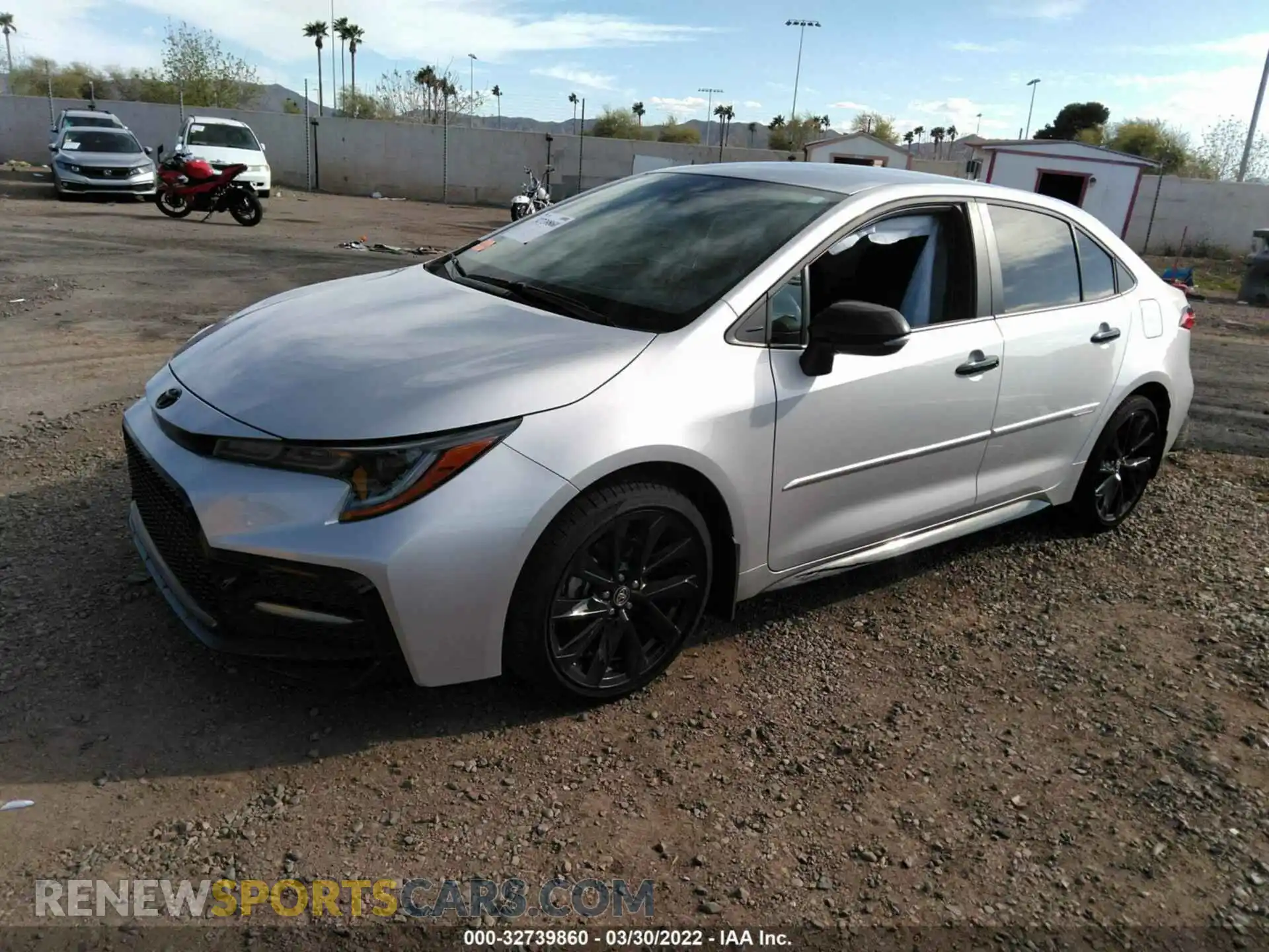 2 Photograph of a damaged car 5YFS4MCEXNP102446 TOYOTA COROLLA 2022