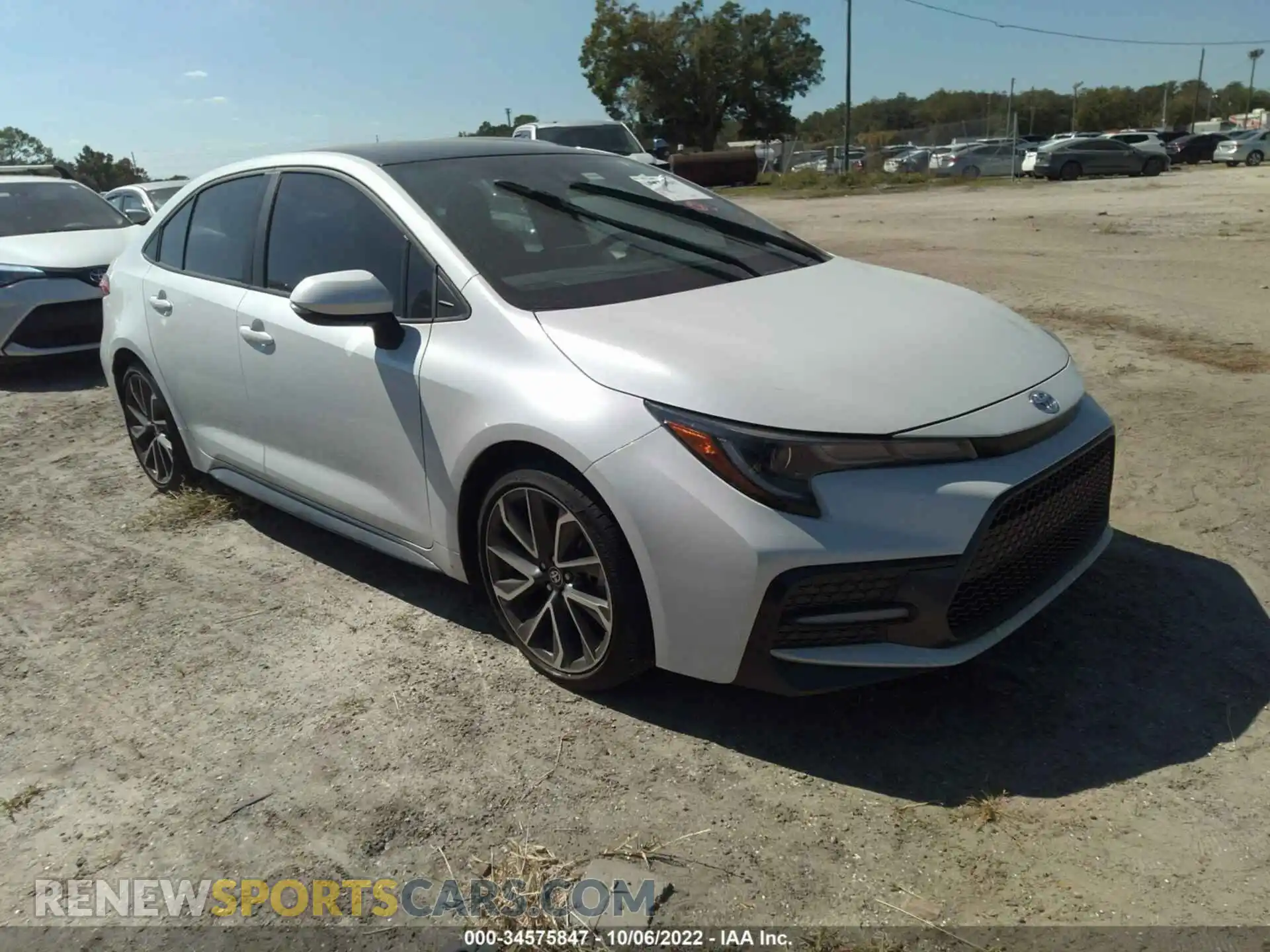 1 Photograph of a damaged car 5YFS4MCEXNP104097 TOYOTA COROLLA 2022
