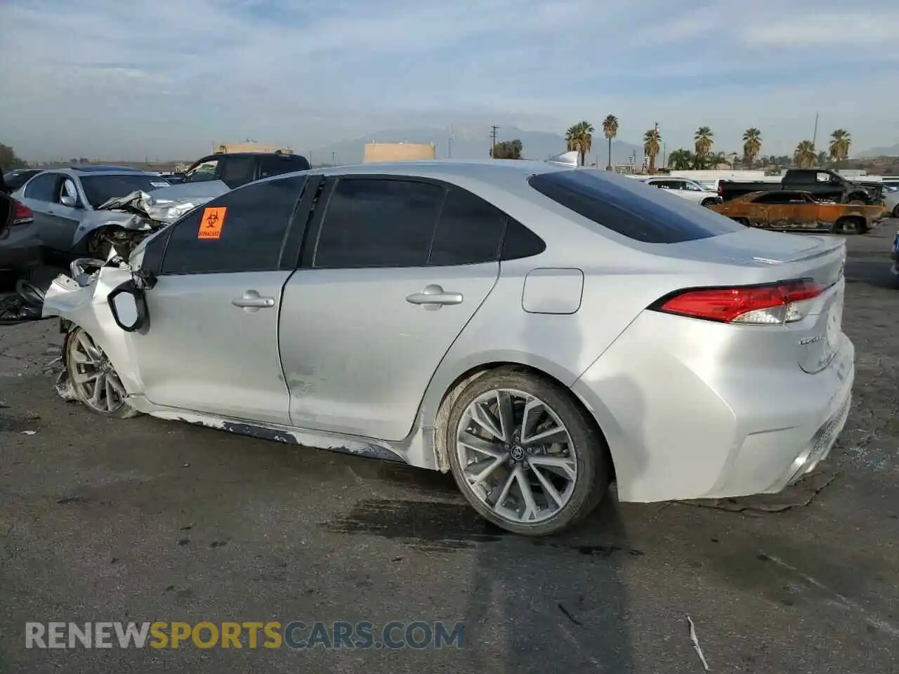 2 Photograph of a damaged car 5YFS4MCEXNP106724 TOYOTA COROLLA 2022