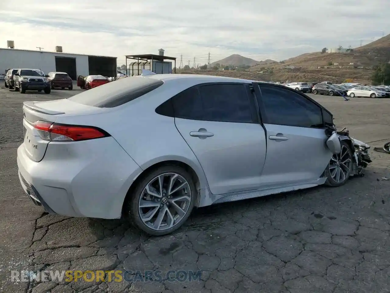 3 Photograph of a damaged car 5YFS4MCEXNP106724 TOYOTA COROLLA 2022