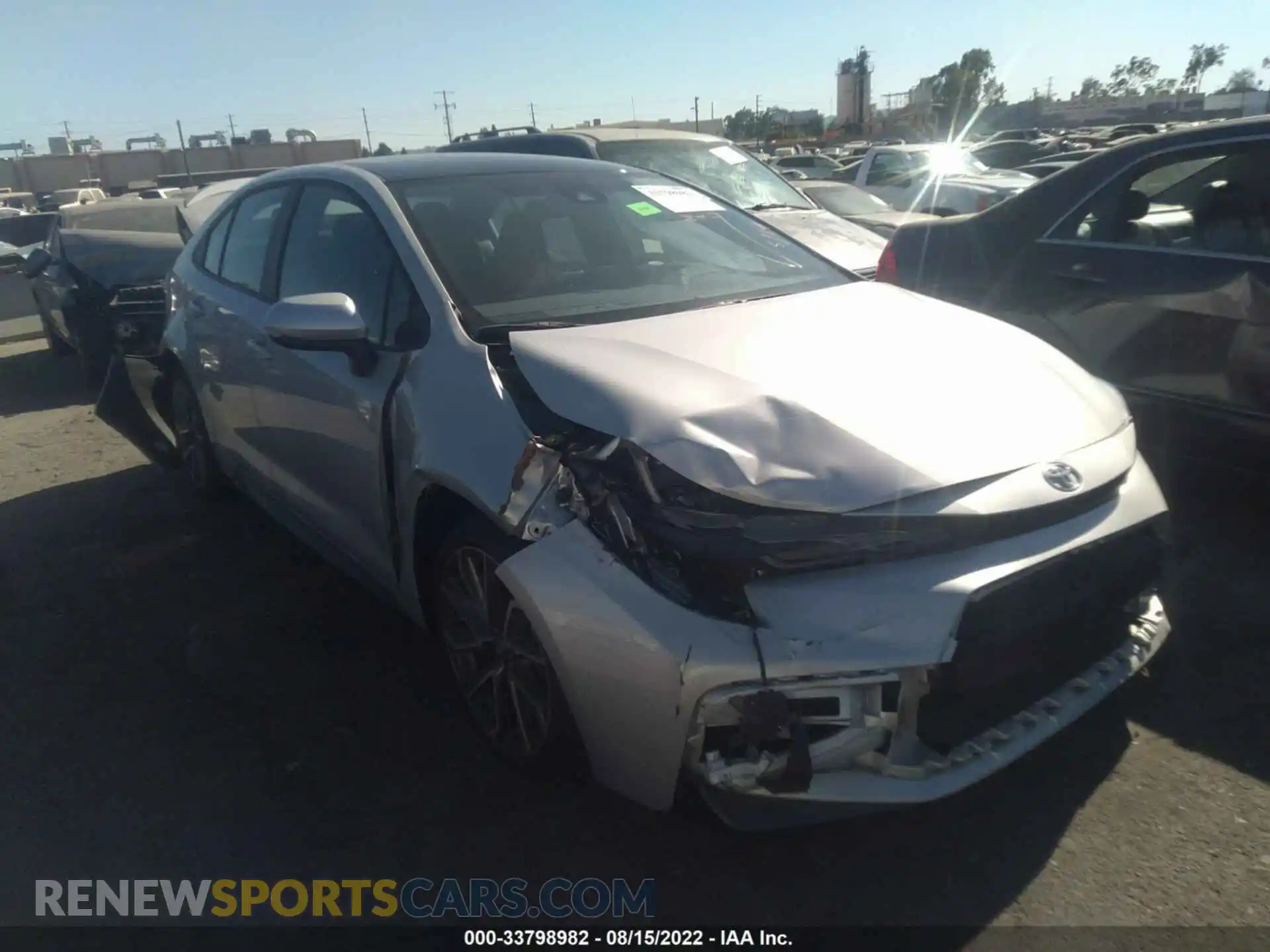 1 Photograph of a damaged car 5YFS4MCEXNP109560 TOYOTA COROLLA 2022