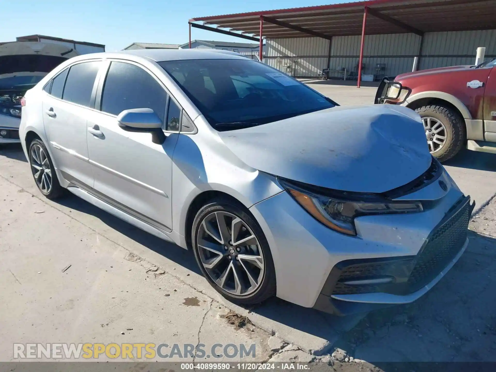 1 fotografías del automóvil dañado 5YFS4MCEXNP113639 TOYOTA COROLLA 2022