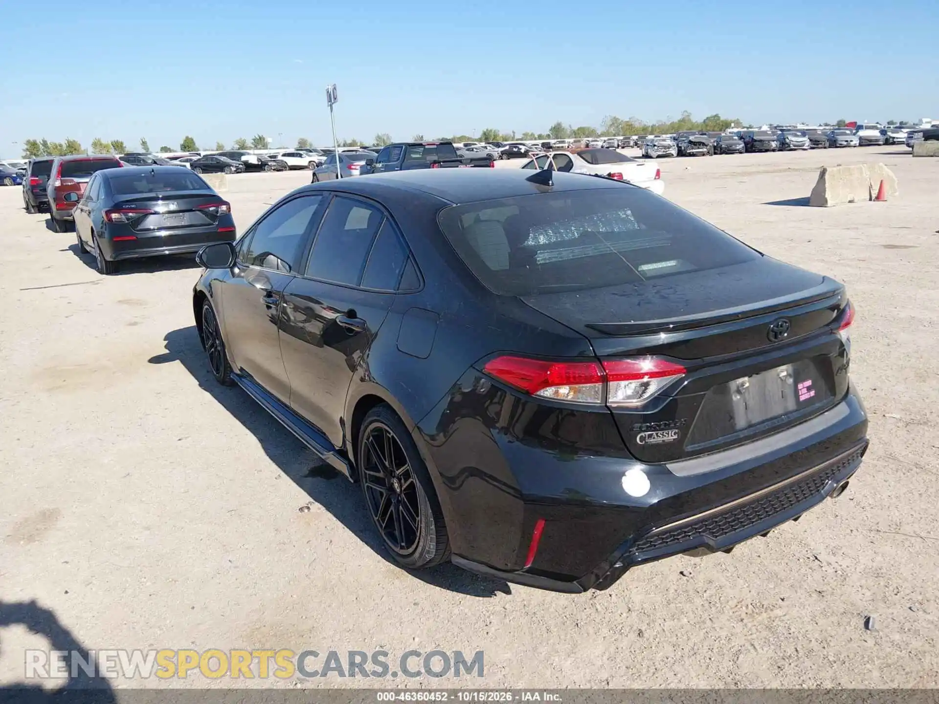 3 Photograph of a damaged car 5YFS4MCEXNP118839 TOYOTA COROLLA 2022