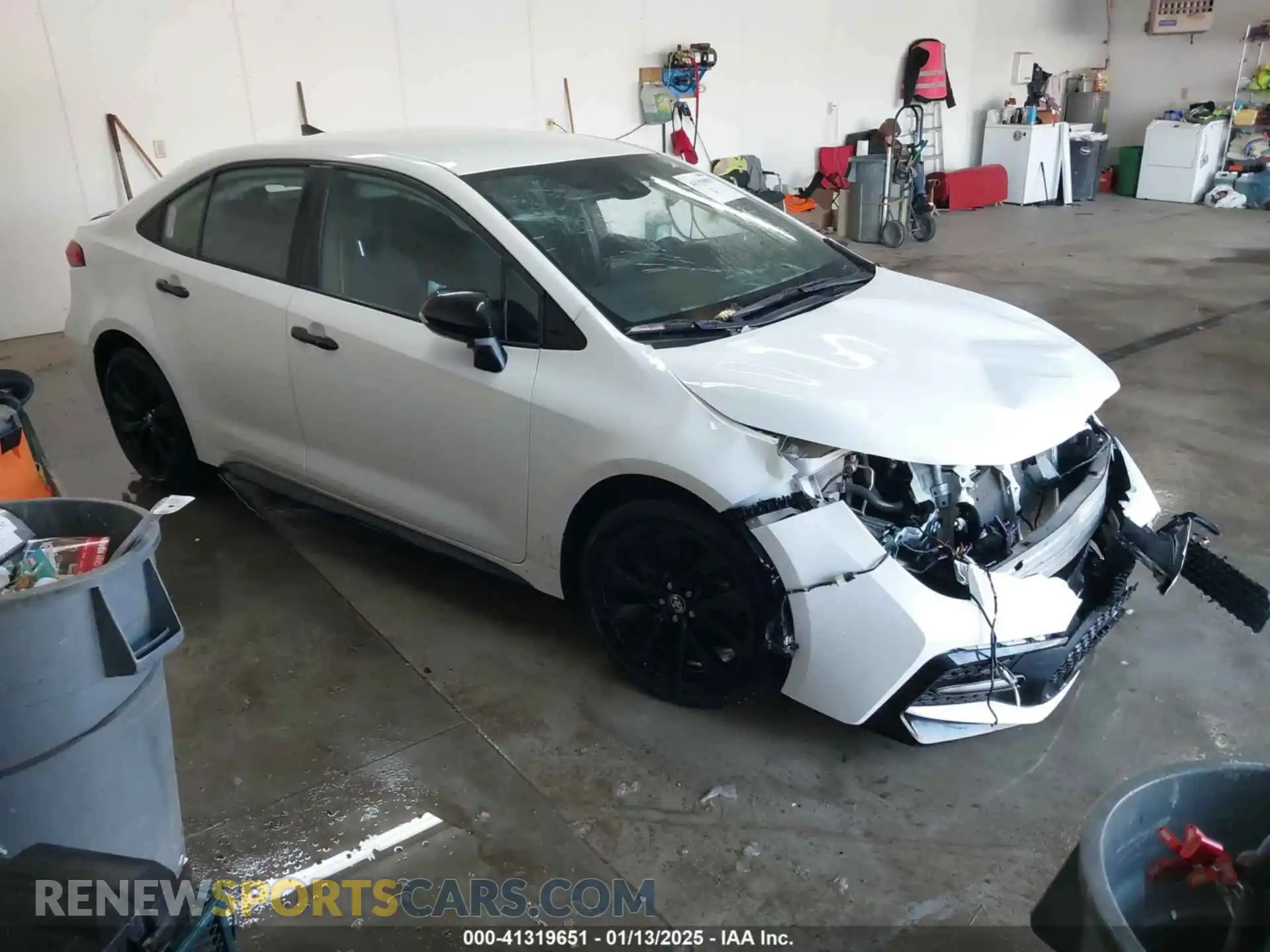 1 Photograph of a damaged car 5YFS4MCEXNP122843 TOYOTA COROLLA 2022