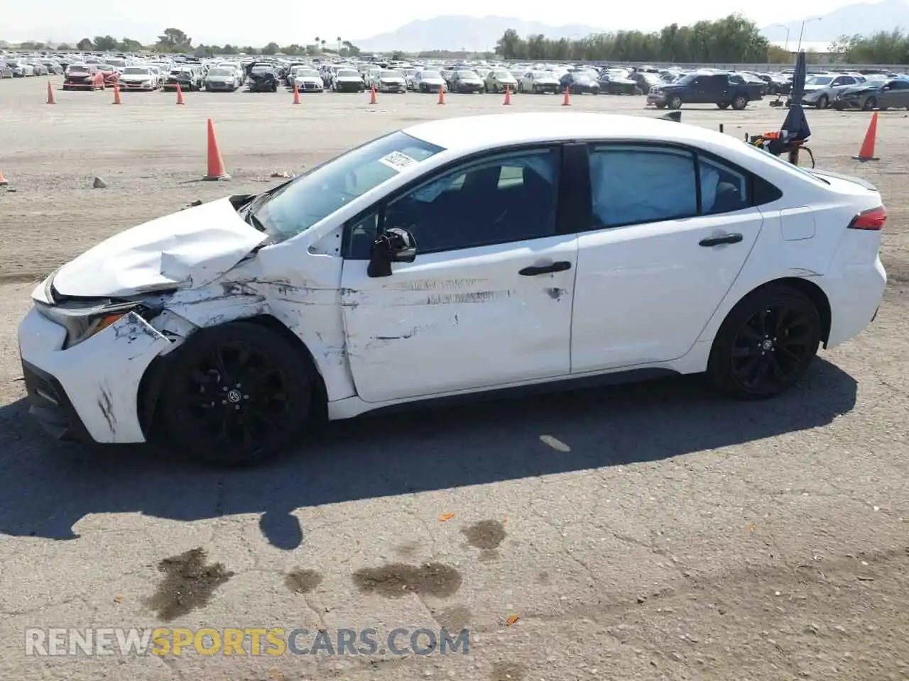 1 Photograph of a damaged car 5YFS4MCEXNP123281 TOYOTA COROLLA 2022