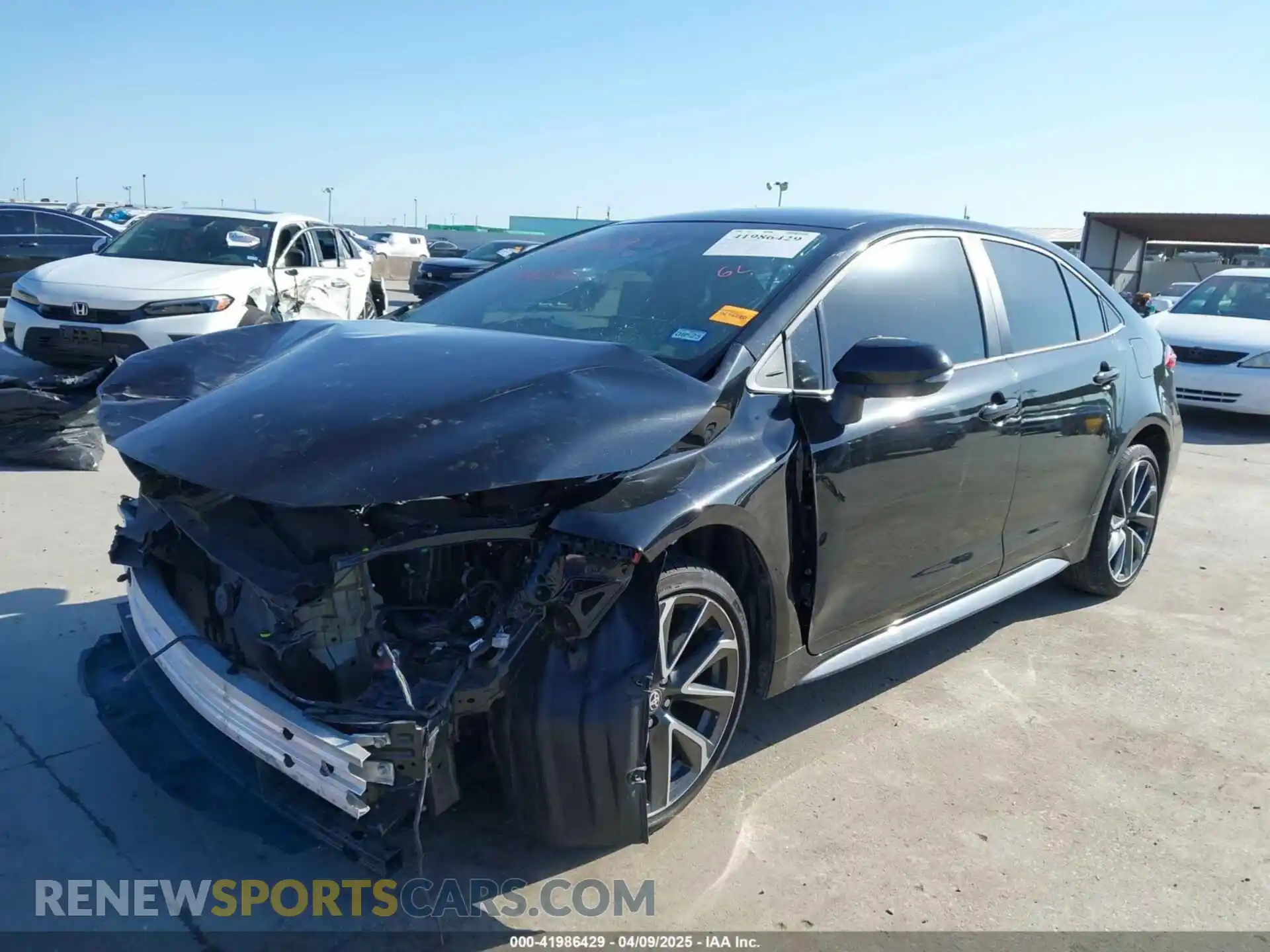 2 Photograph of a damaged car 5YFS4MCEXNP127699 TOYOTA COROLLA 2022