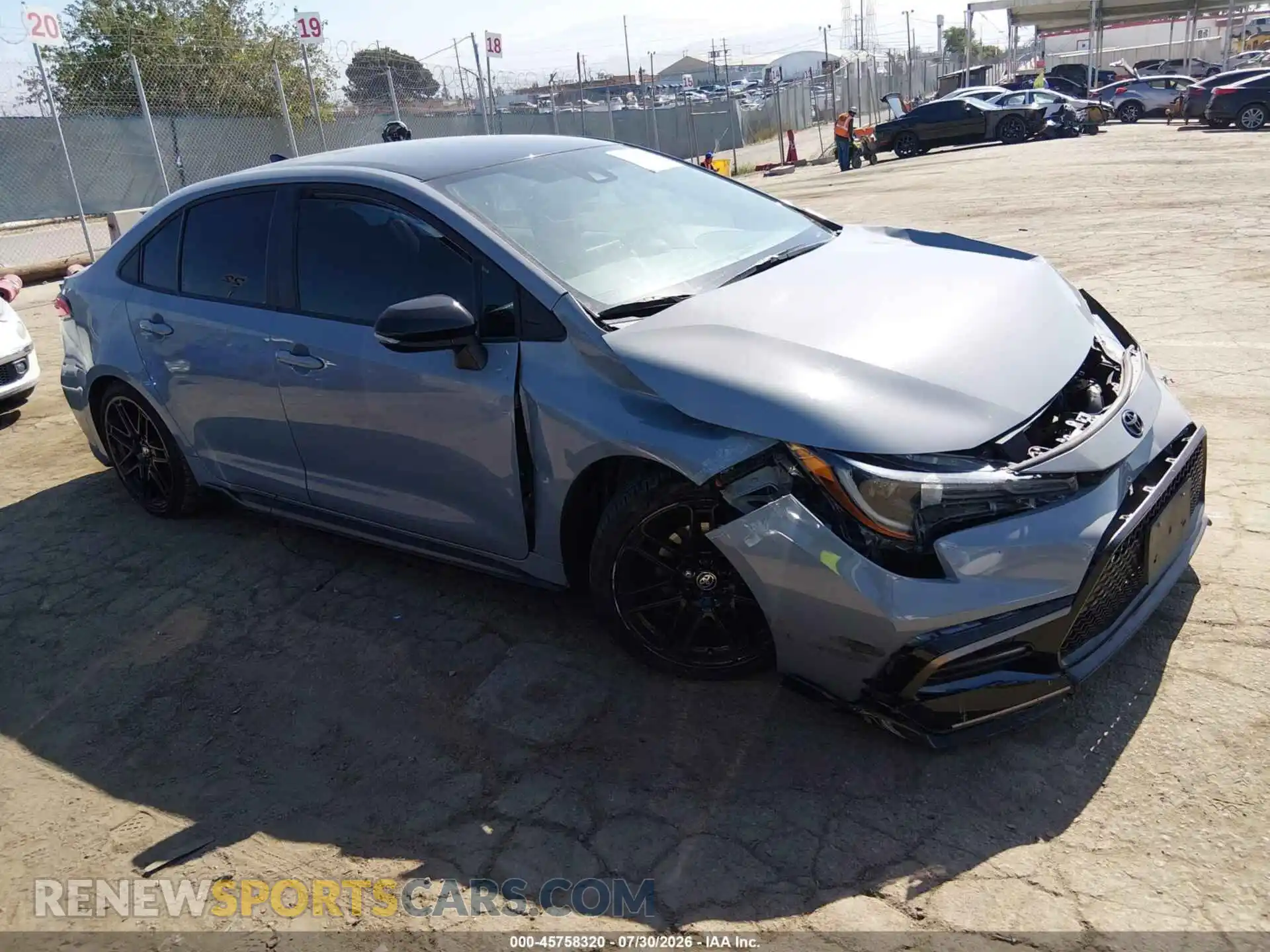 1 fotografías del automóvil dañado 5YFS4MCEXNP135110 TOYOTA COROLLA 2022