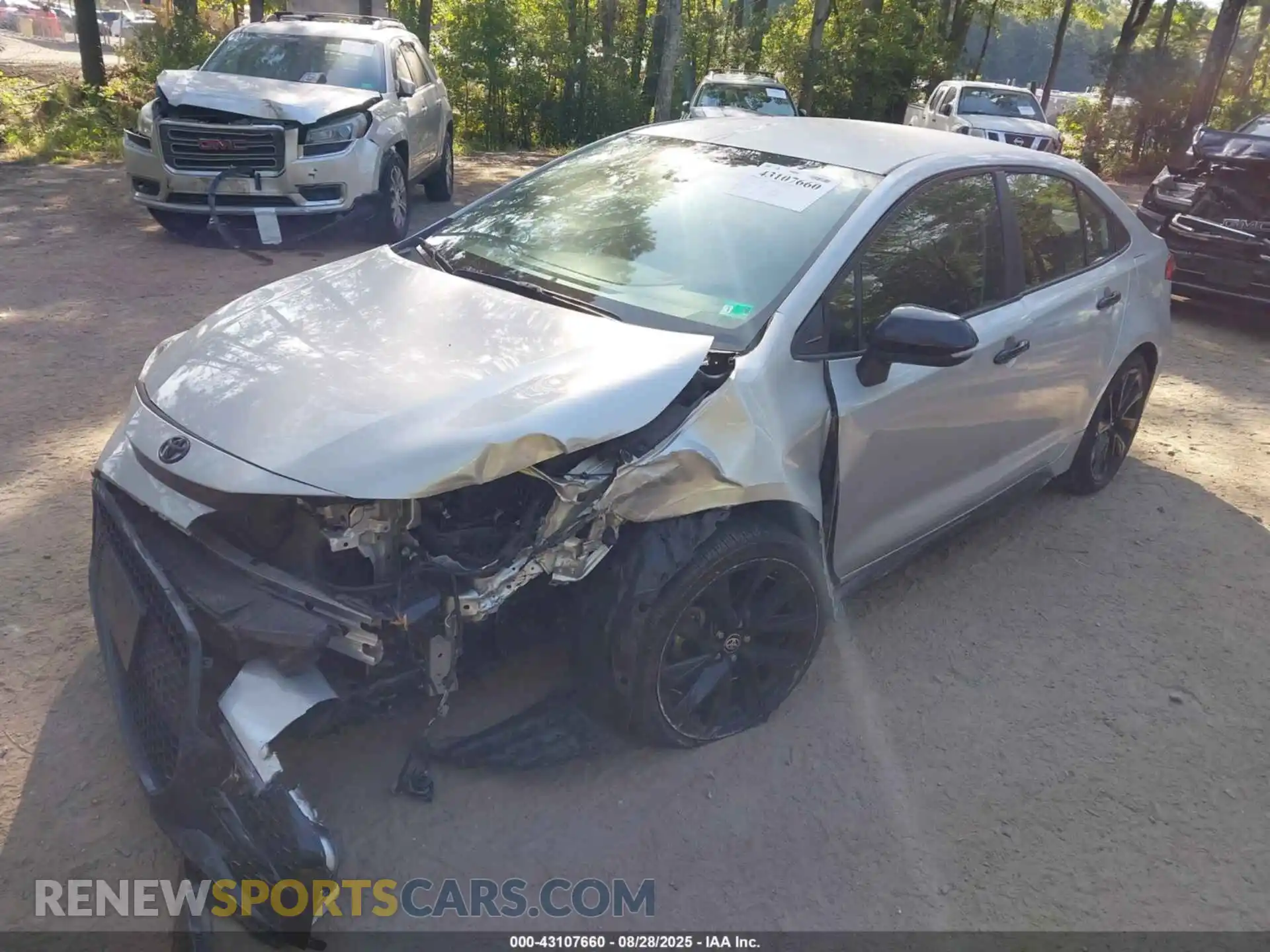 2 Photograph of a damaged car 5YFS4MCEXNP137181 TOYOTA COROLLA 2022