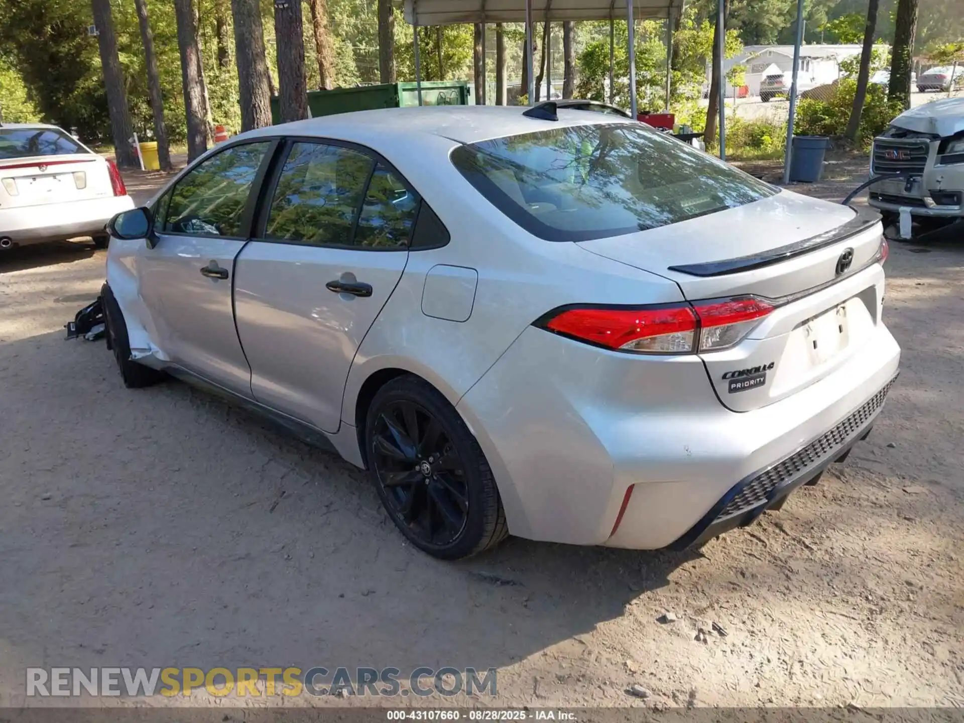 3 Photograph of a damaged car 5YFS4MCEXNP137181 TOYOTA COROLLA 2022