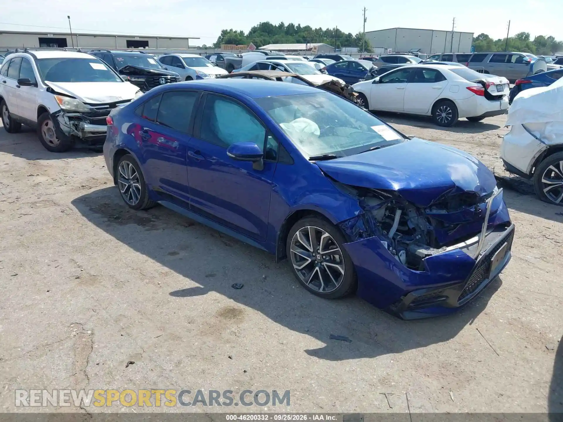 1 Photograph of a damaged car 5YFS4MCEXNP137911 TOYOTA COROLLA 2022