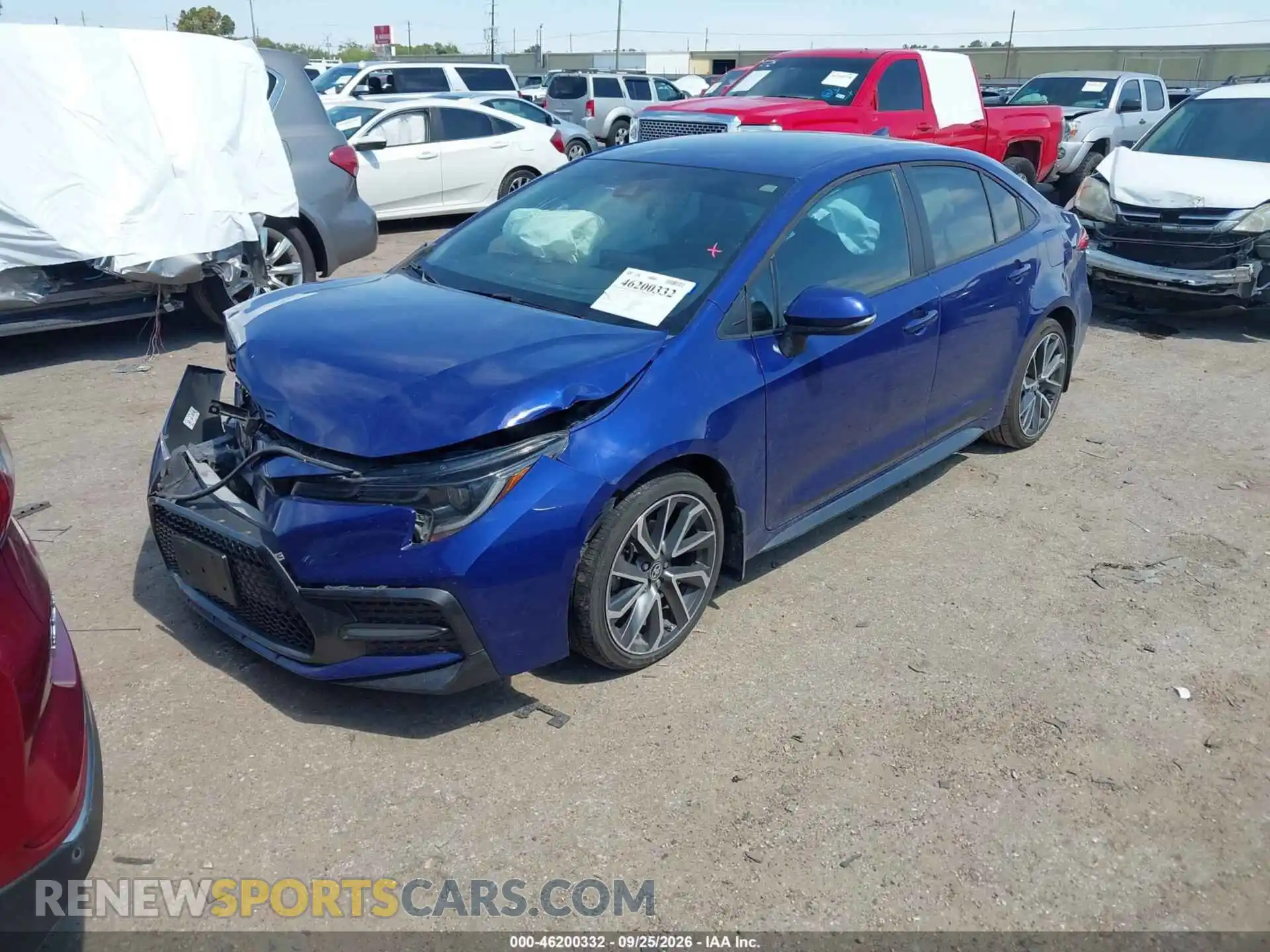 2 Photograph of a damaged car 5YFS4MCEXNP137911 TOYOTA COROLLA 2022