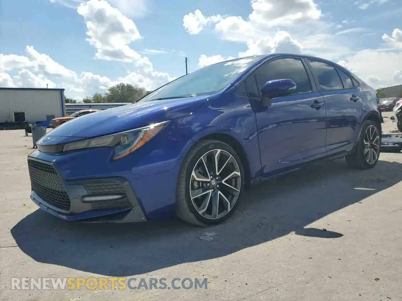 1 Photograph of a damaged car 5YFT4MCE0NP132575 TOYOTA COROLLA 2022