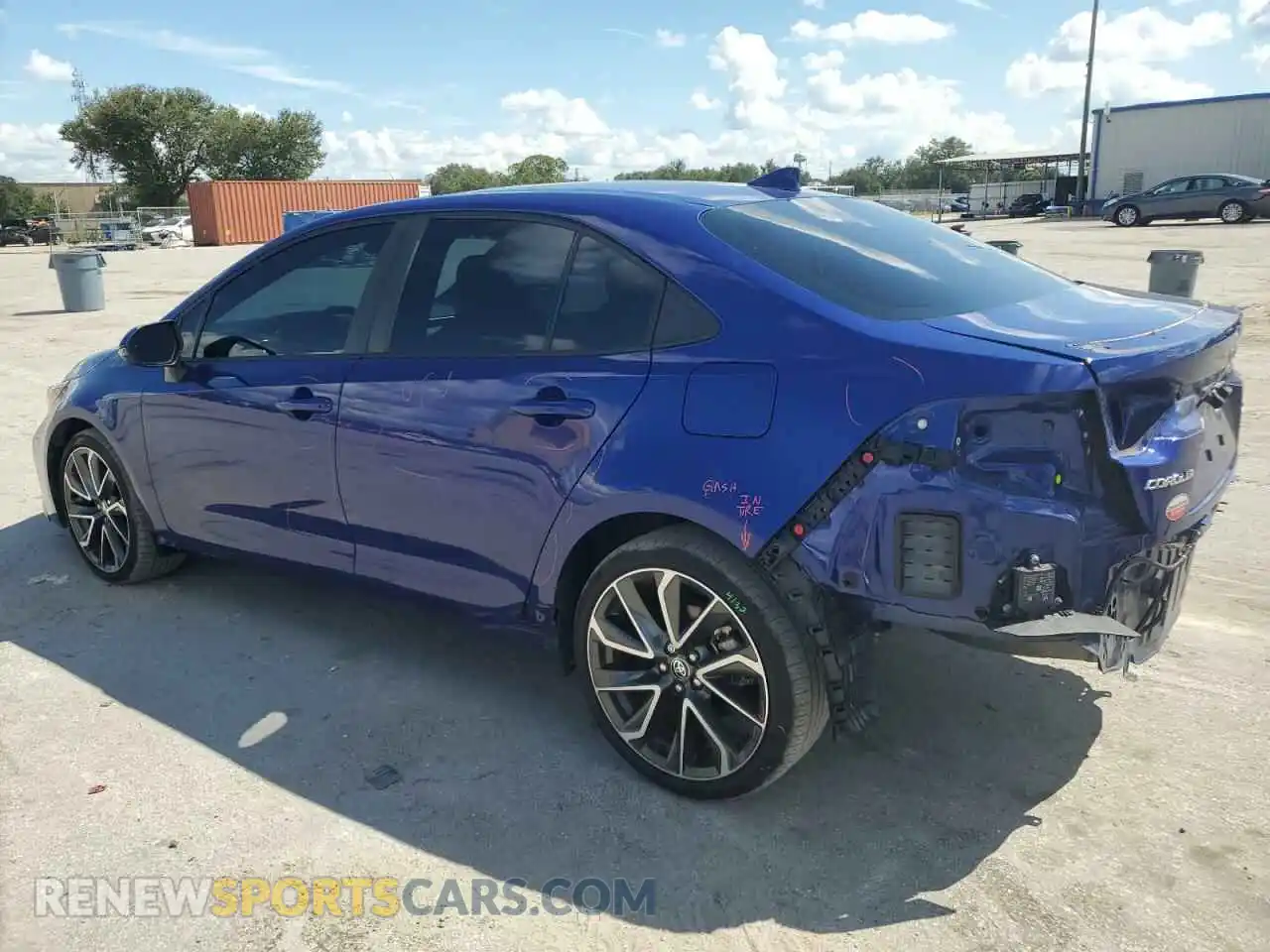 2 Photograph of a damaged car 5YFT4MCE0NP132575 TOYOTA COROLLA 2022