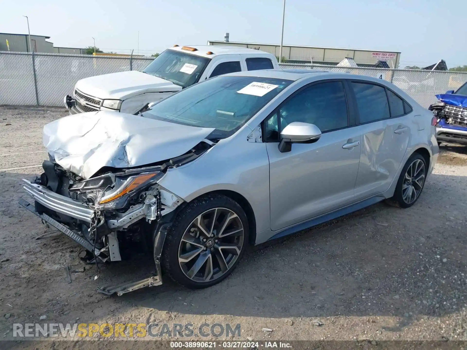 2 Photograph of a damaged car 5YFT4MCE2NP119276 TOYOTA COROLLA 2022