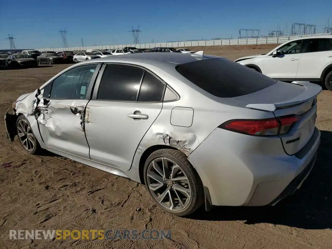 2 Photograph of a damaged car 5YFT4MCE3NP123529 TOYOTA COROLLA 2022
