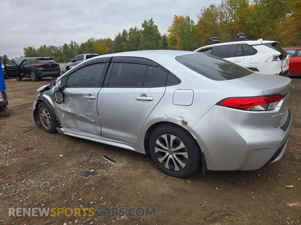 2 Photograph of a damaged car JTDBAMDE0N3010620 TOYOTA COROLLA 2022