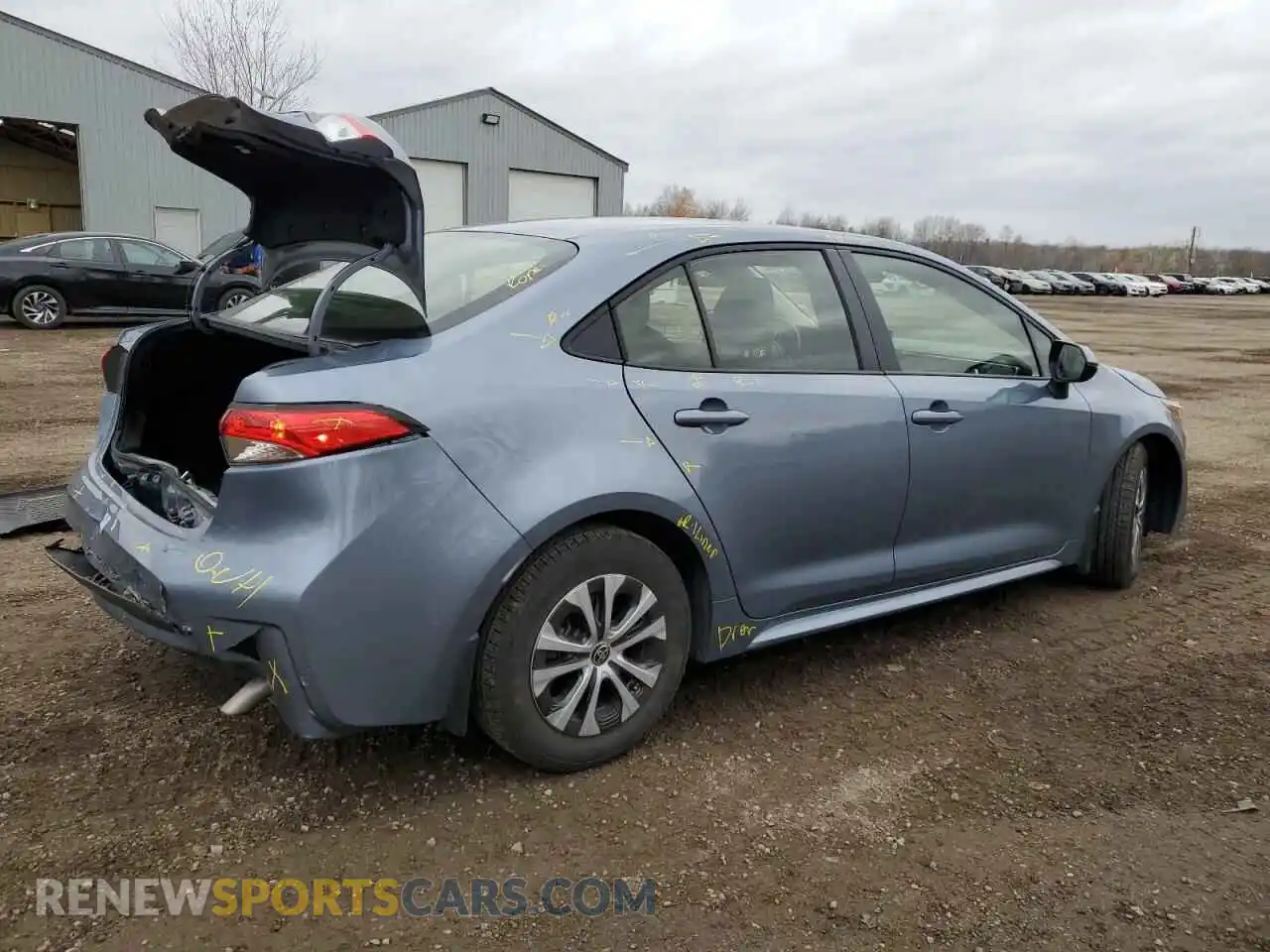 3 Фотография поврежденного автомобиля JTDBAMDEXNJ060971 TOYOTA COROLLA 2022