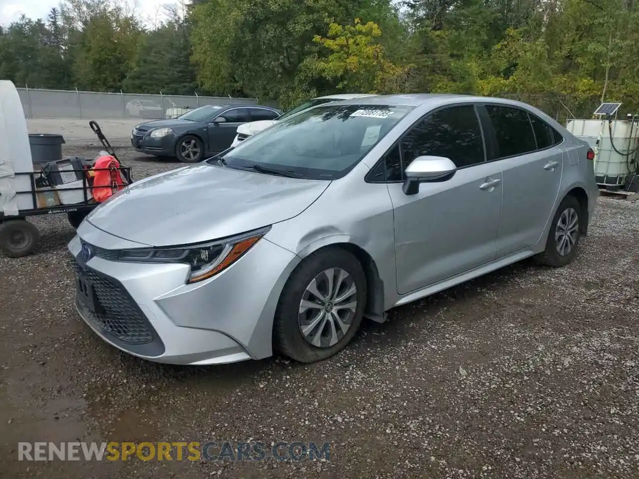 1 Photograph of a damaged car JTDBBMBE4N3501871 TOYOTA COROLLA 2022