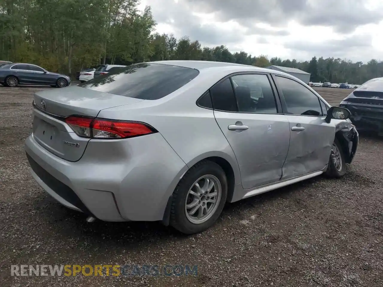 3 Photograph of a damaged car JTDBBMBE4N3501871 TOYOTA COROLLA 2022