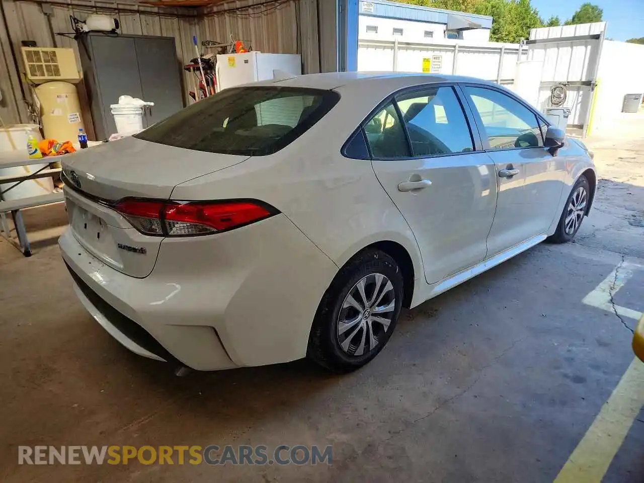 3 fotografías del automóvil dañado JTDEAMDE2N3003147 TOYOTA COROLLA 2022