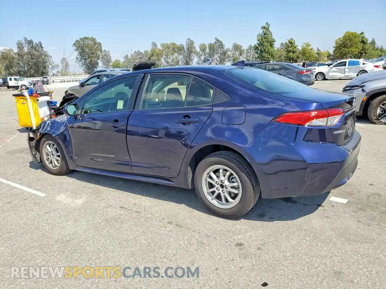 2 Photograph of a damaged car JTDEAMDE4NJ046688 TOYOTA COROLLA 2022