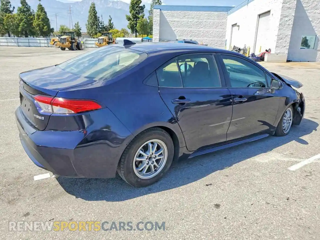 3 Photograph of a damaged car JTDEAMDE4NJ046688 TOYOTA COROLLA 2022