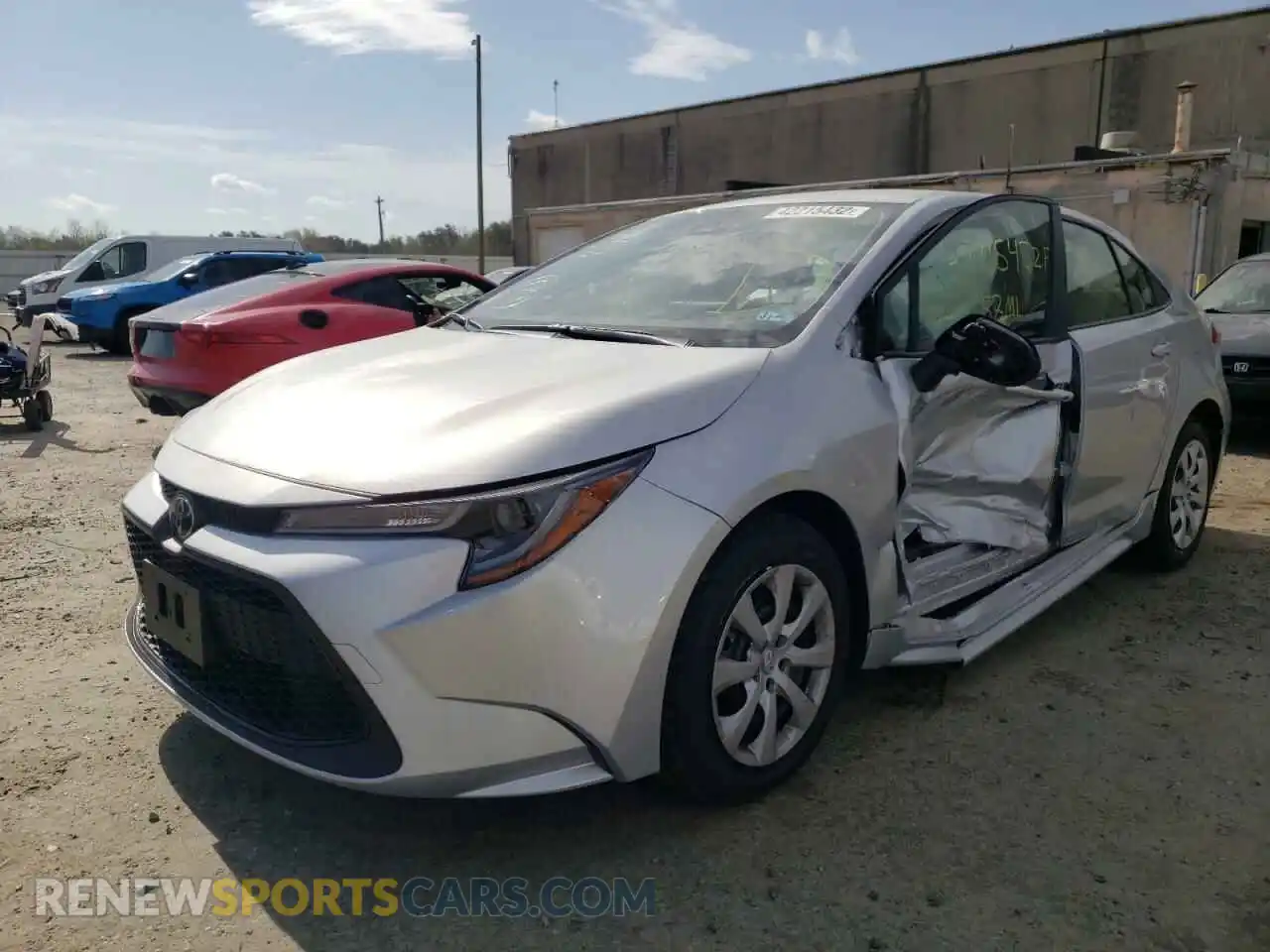 2 Photograph of a damaged car JTDEPMAE0N3014151 TOYOTA COROLLA 2022
