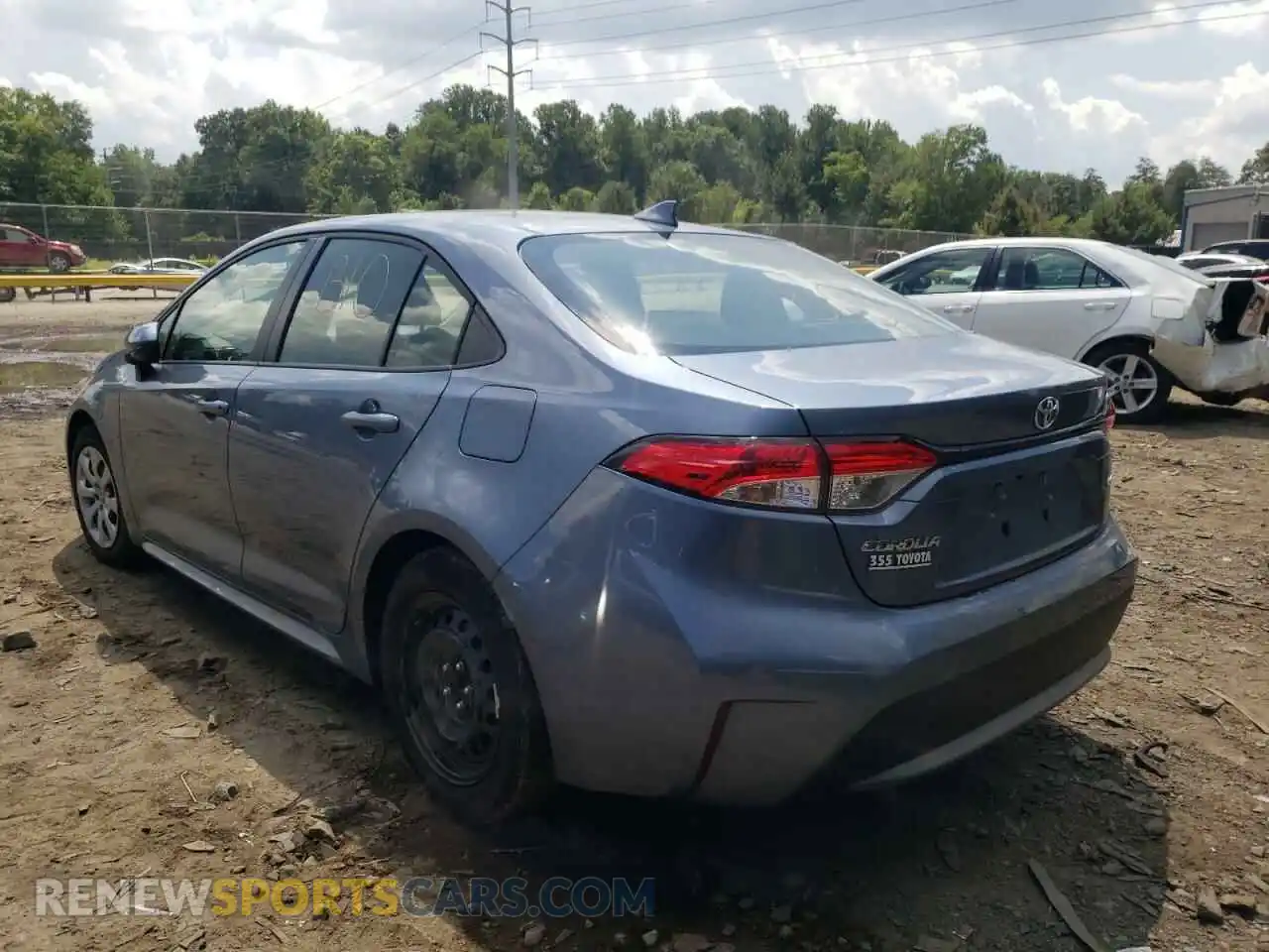 3 Photograph of a damaged car JTDEPMAE1NJ193165 TOYOTA COROLLA 2022
