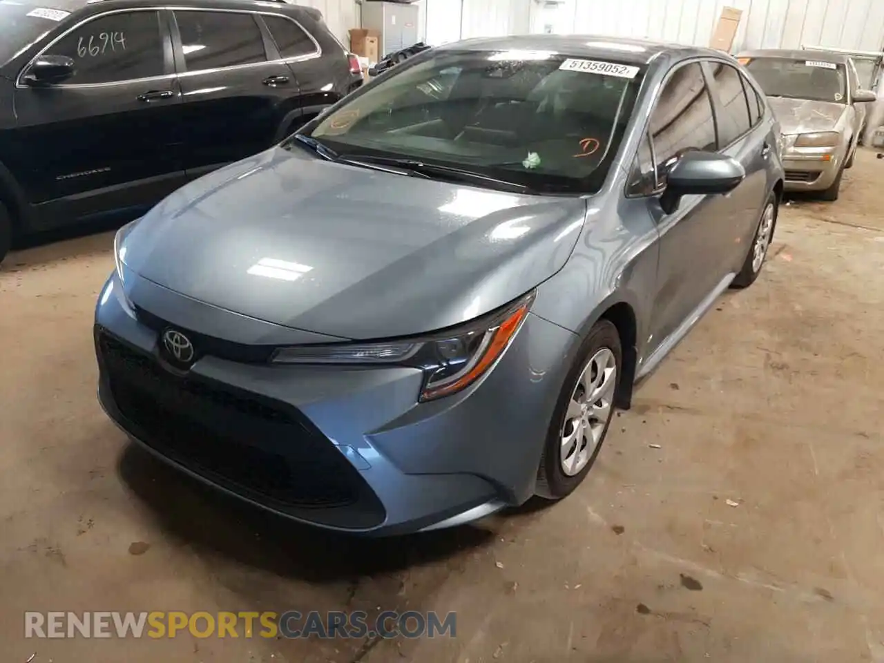 2 Photograph of a damaged car JTDEPMAE1NJ197250 TOYOTA COROLLA 2022