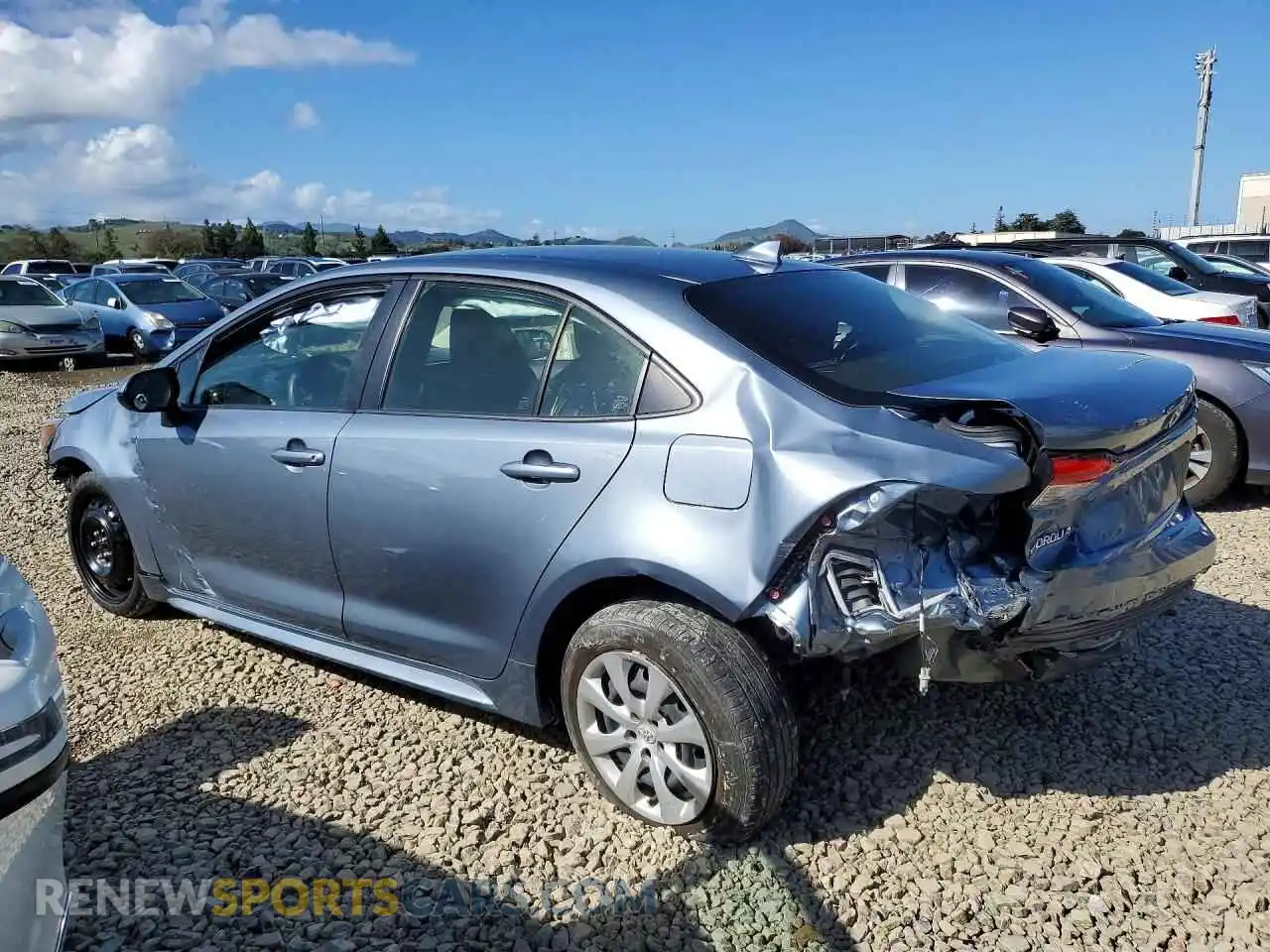 2 Photograph of a damaged car JTDEPMAE1NJ227363 TOYOTA COROLLA 2022
