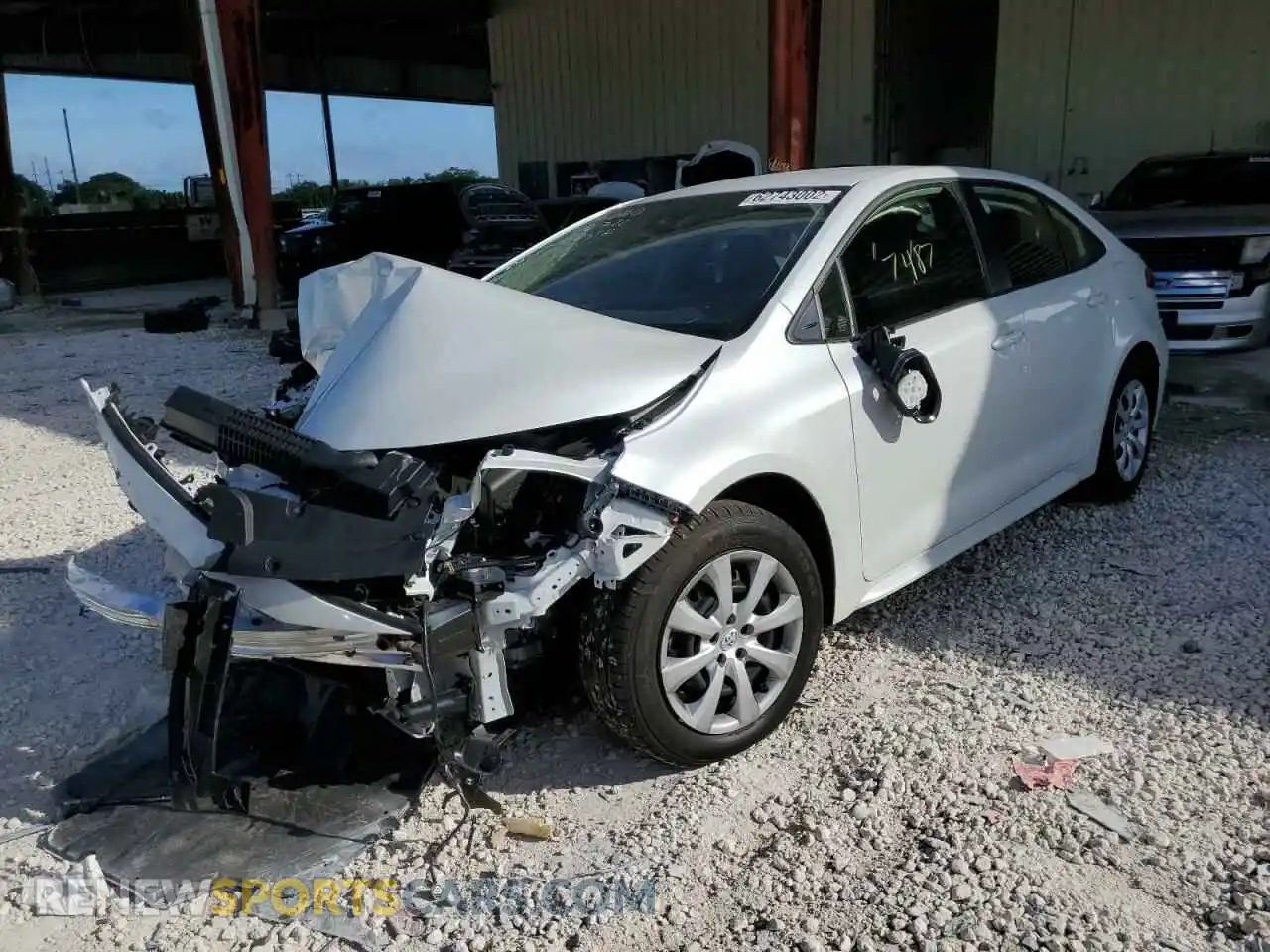 2 Photograph of a damaged car JTDEPMAE2N3017620 TOYOTA COROLLA 2022